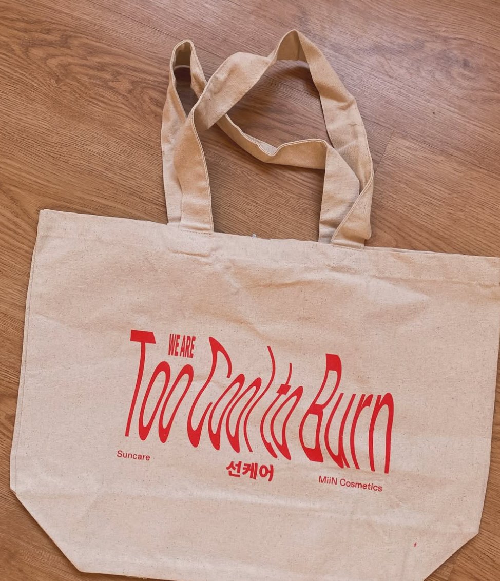 Bolsa serigrafía Too Cool to Burn